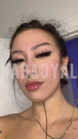 How do i look covered in cum? : video clip