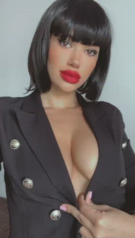 a woman in suit is as sexy as a man in suit . do you agree ? : video clip
