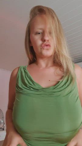 Well. This is the normal situation, my huge boobs are falling out, and I'm just smiling. Heh : video clip