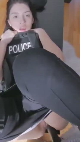 Young police got arrested by dick. wbu? : video clip
