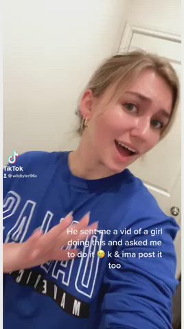 What a fun challenge ;) : video clip