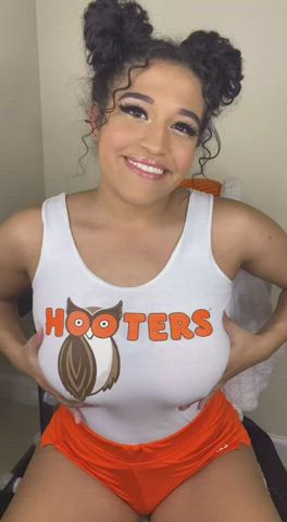 is my boobs look bigger than owl eyes, check comment for more.. : video clip