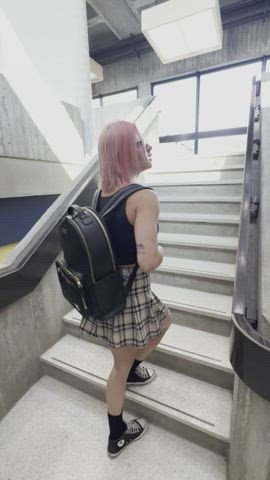 A quick flash on a campus :P : video clip