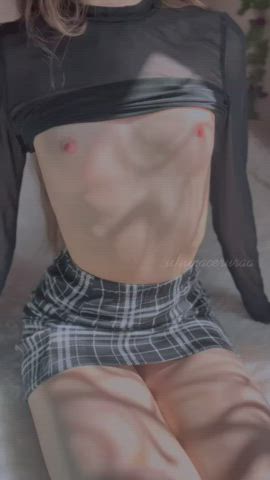 I hope you like my pink nipples on my pale skin <3 : video clip