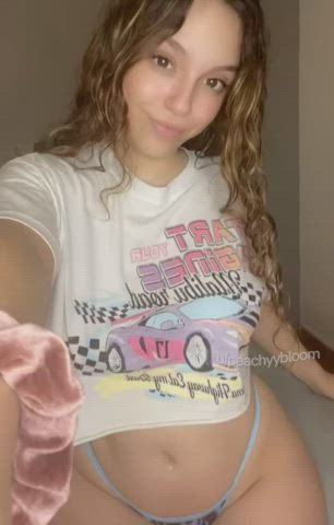 My 19 years old boobs are ready to be played with;) : video clip