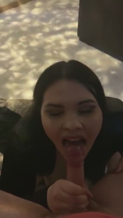 I swallow it too 😋 [OC] : video clip