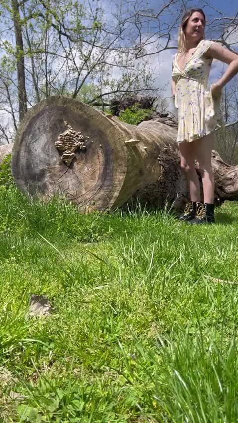 Bend me over the tree and use me : video clip