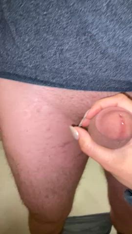 She left her husband in the store to make me cum. Pms open : video clip