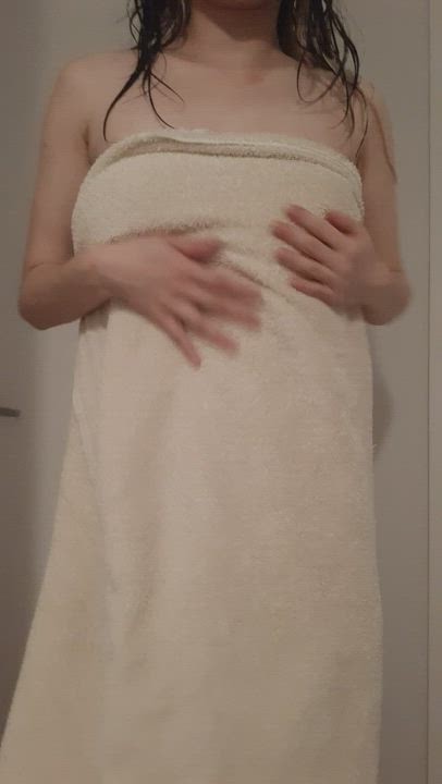 My towel hides a lot :P : video clip