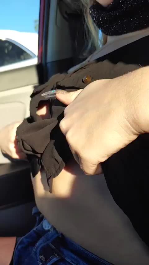 I just want to flash these perky beauties as much as possible! : video clip
