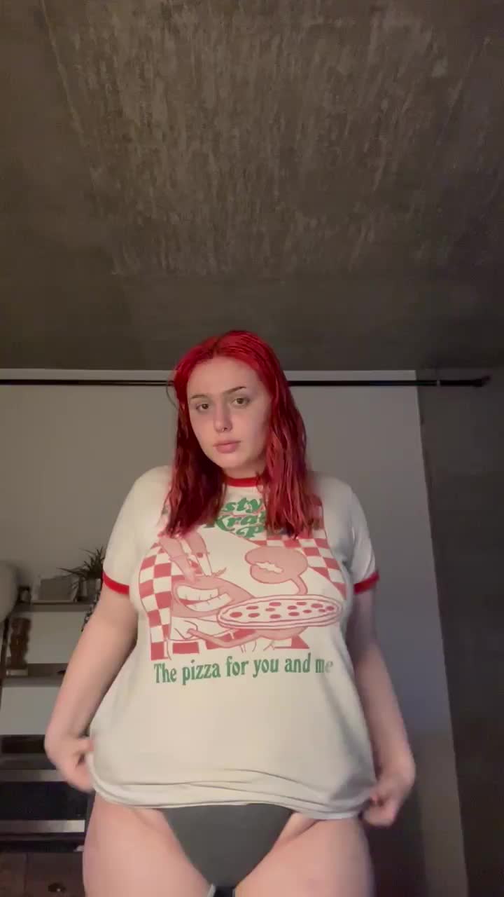 Can you tell how hard my nipples are? : video clip