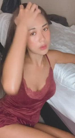 Waiting patiently while bent over the bed ?? : video clip