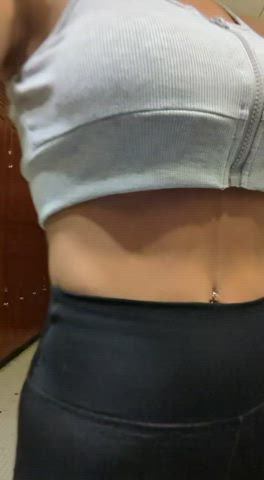 After a workout I am always so horny. : video clip