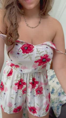 My boss and his wife are fucking me soon, do you think they'll appreciate how big and perky my natural 19 year old boobs are? : video clip