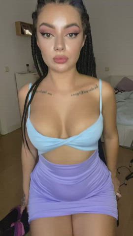 feel like it's a great day to fuck my tits : video clip