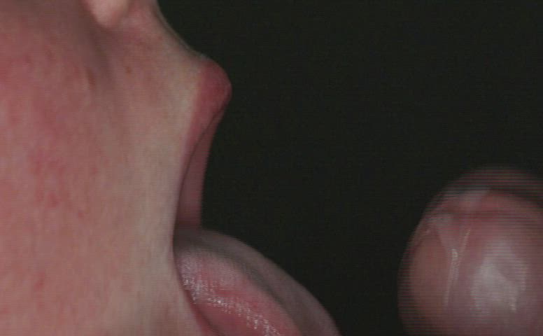 Cum isn't my favorite flavor, but I tried.. : video clip