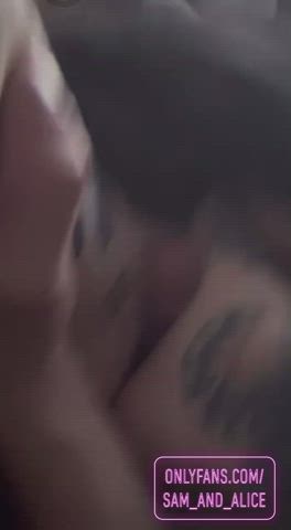 Love making him cum all over my feet. : video clip
