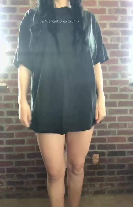 Just displaying the body of a future baby mama : video clip