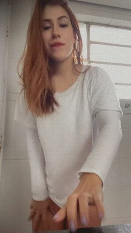 That's how happy I get when I'm shooting a nude for you ;) : video clip