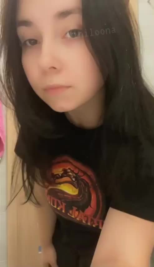My tits are not perfectly shaped but you can still fuck them : video clip