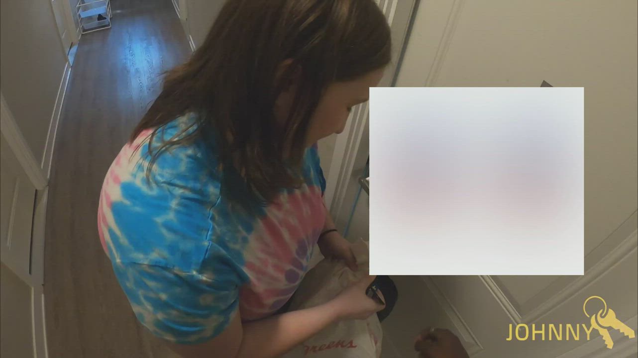My neighbors bf is out on a work trip : video clip