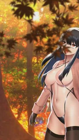 Yor Forger Briar - sex in the open to enjoy the falling leaves (consome) [Spy x Family] : video clip