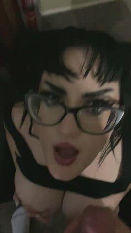 My slut gf taking my load : video clip