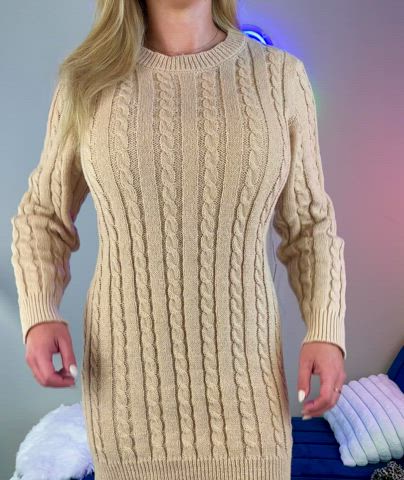 Some people would be scared of what's hiding under my sweater... : video clip