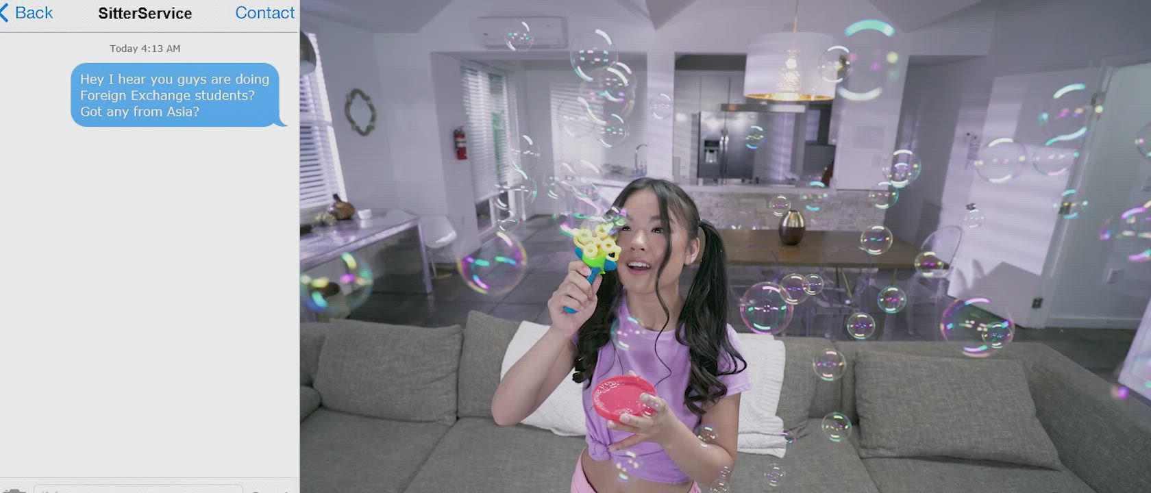 Tiny Asian teen Lulu has a whole semester of hard work to look forward to : video clip