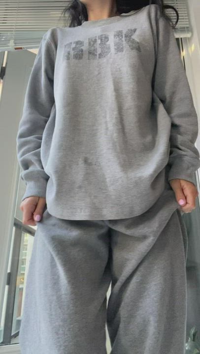 Comfy and cozy or slutty and sexy? 😇😈 : video clip