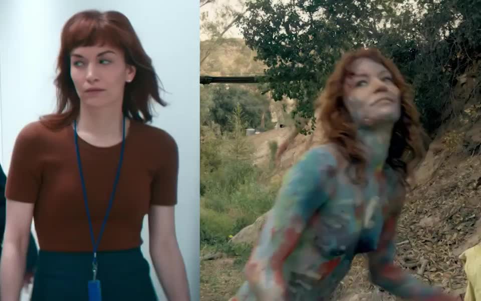 Britt Lower aka Helly R. in Severance - Circus Person (2020) : video clip
