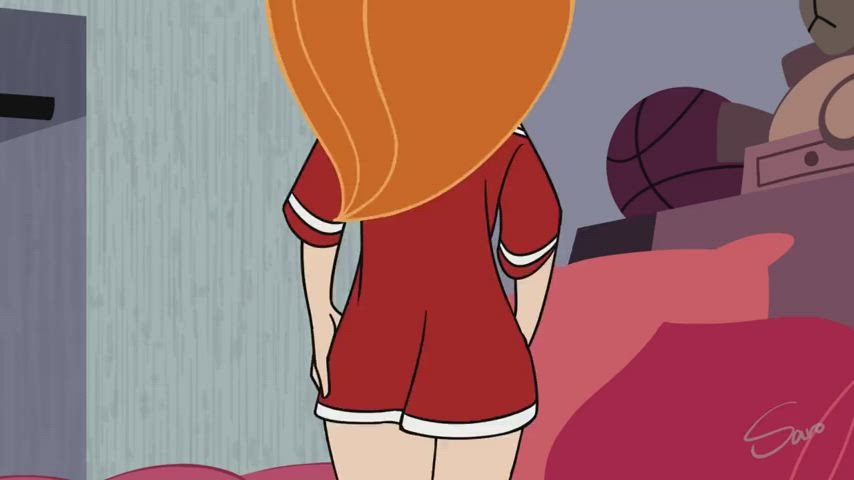 Kim showing some secret (Saro) [Kim Possible] : video clip