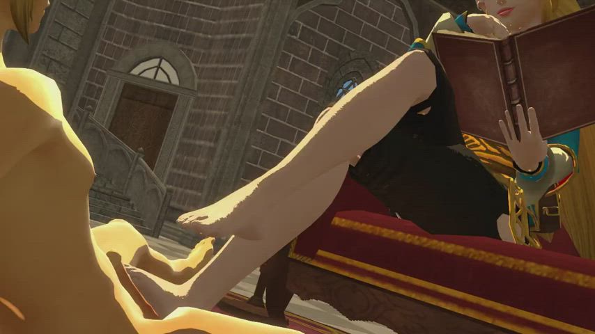 Royal footjob (cyanyu) [Zelda] : video clip