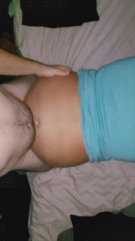 Wife loves to get her cheeks clapped : video clip