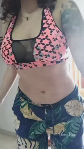 Hey daddy~ Do you like your little girl's titties? 💕✨ : video clip