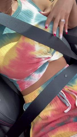 I always get horny in the car 🔥 : video clip