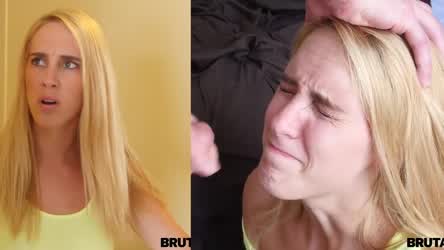 No Longer Arogant With Dick Aimed At Her Face... : video clip