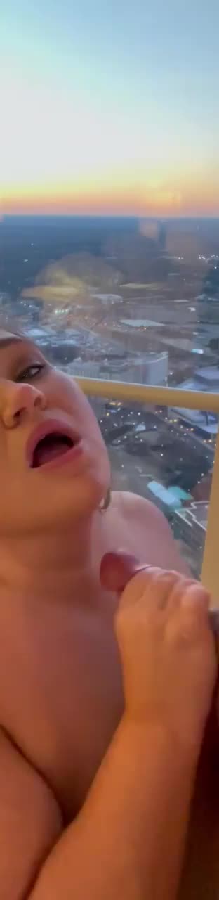 He couldn’t resist cumming on my tits! : video clip