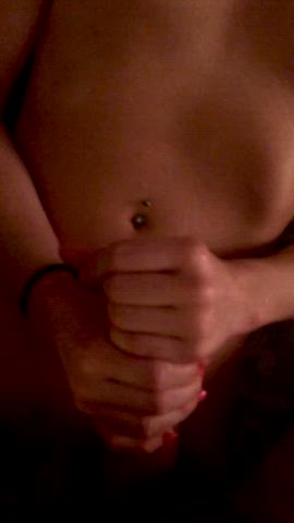 Double fisting a thick cock : video clip