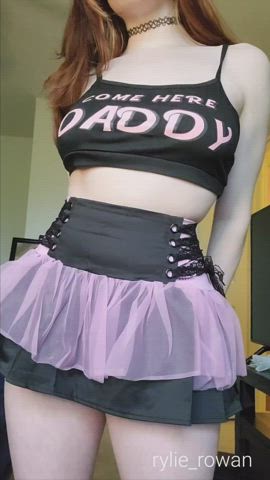 When I wear a choker it means I want my ginger pussy pounded : video clip