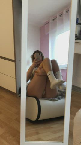 put my legs above your shoulders and take me in this position : video clip