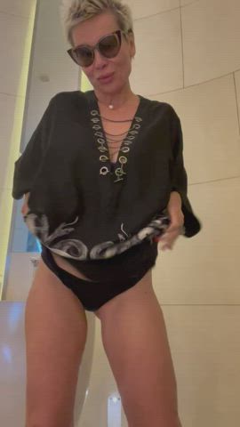 Can my Milf 50 boobs make you hard? : video clip