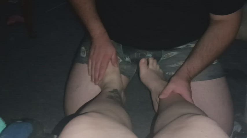 My daily after work massage 😊 : video clip