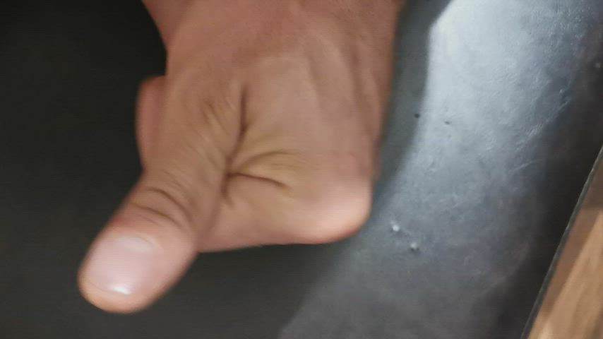 After three days of edging I cant take it aney more. Ruined orgasm in my hand and eat delicious cum. : video clip