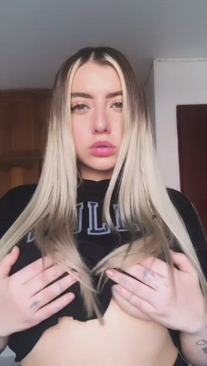 I hope natural tits like mine are still appreciated here!🥰🍒 : video clip