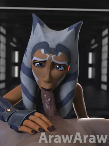 Ahsoka sucking dick (ArawAraw) [Star Wars] : video clip