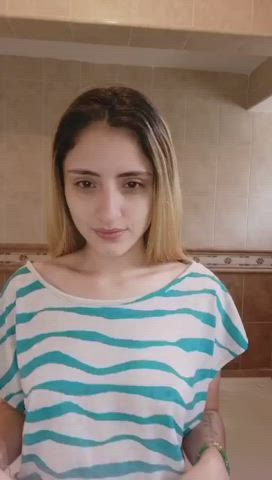 Do you like cuties with small boobies and hard nipples? : video clip