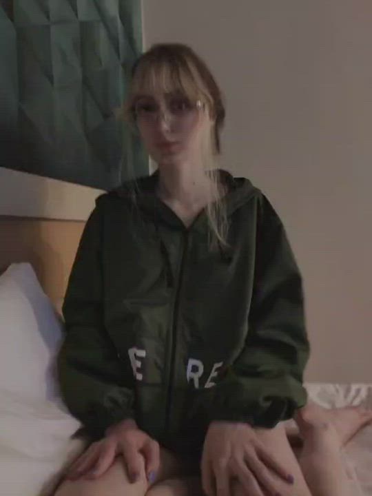 Would you cum on my small boobs? : video clip