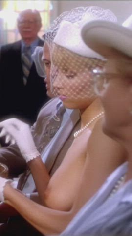 Penthouse Pet and B-movie queen Monique Gabrielle showing off her amazing body in "Amazon Women on the Moon" (1987) : video clip