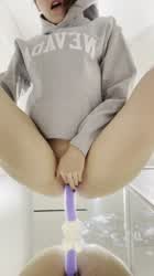 I always bring my dildo when I go shopping : video clip